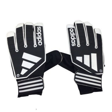 Used Adidas KEEPER GLOVES Soccer Goalie Gloves Black 6 11760-S000081975