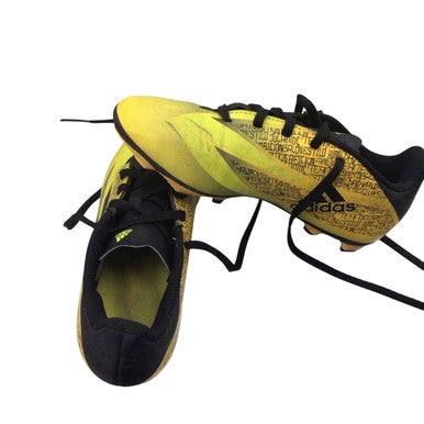 Used Adidas Soccer Cleats Yellow Junior 02.5 11760-S000081970