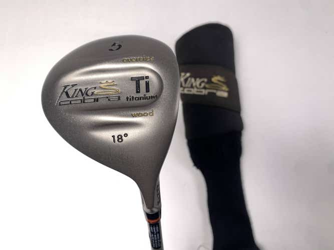 Cobra King Cobra Titanium 5 Fairway Wood 18* AutoClave Stiff Graphite Mens RH