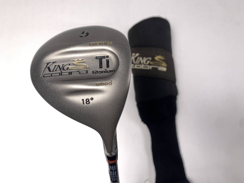 Cobra King Cobra Titanium 5 Fairway Wood 18* AutoClave Stiff Graphite Mens RH