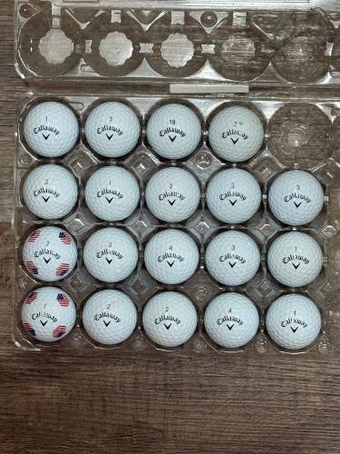 19 Callaway Chrome Tour Golf Balls