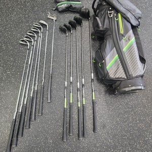 Used Taylormade RBZ SPEEDLIGHT Mens Package Set RH Black 13 Piece 11849-S000021674