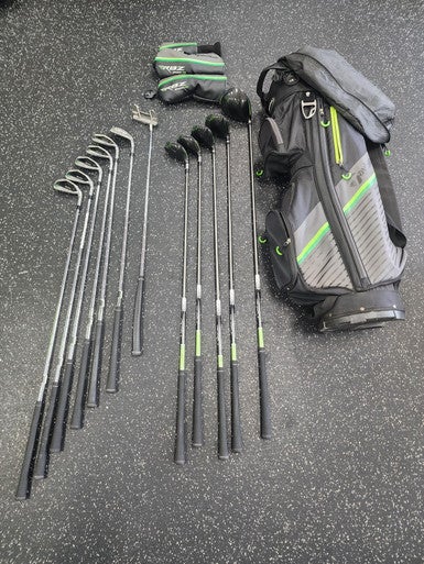 Used Taylormade RBZ SPEEDLIGHT Mens Package Set RH Black 13 Piece 11849-S000021674