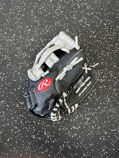Used Rawlings SC110BGH BB/SB Glove RH Throw Black 11" 11849-S000031400