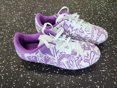 Used Puma Soccer Cleats Purple And White Junior 01.5 11849-S000031463