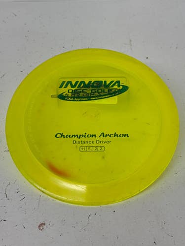 Used Innova CHAMPION ARCHON Disc Golf Driver Yellow 11793-S000253977