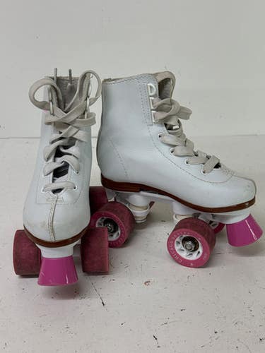 Used Chicago Child Roller Quad Skates White Youth 12.0 11793-S000255072