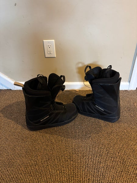 Men's Size M 12.0 (W 13.0) Salomon Titan Boa Snowboard Boots (Used)