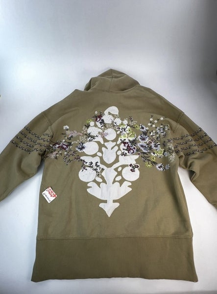 NWT Free People / FP Movement Women's At My Best Embroidered Sweat Hoodie Medium