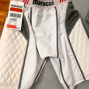 White Large Boys Marucci Compression (New)