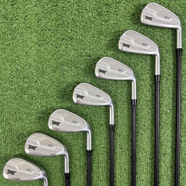 PXG 0211 DualCor Iron Set 6-PW GW SW Mitsubishi Chemical MMT Senior A Flex 60g