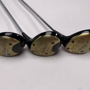 Ping Eye 2 Wood Set 3 4 5 | 15* 17* 18* Karsten ZZ-Lite Stiff Steel Mens RH