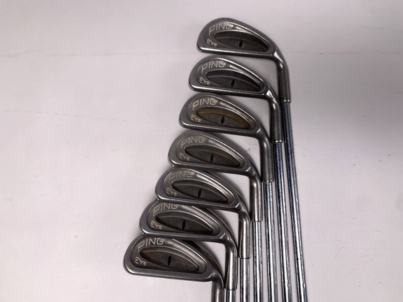 Ping Eye Iron Set 4-PW Black Dot ZZ Lite Regular Steel Mens RH