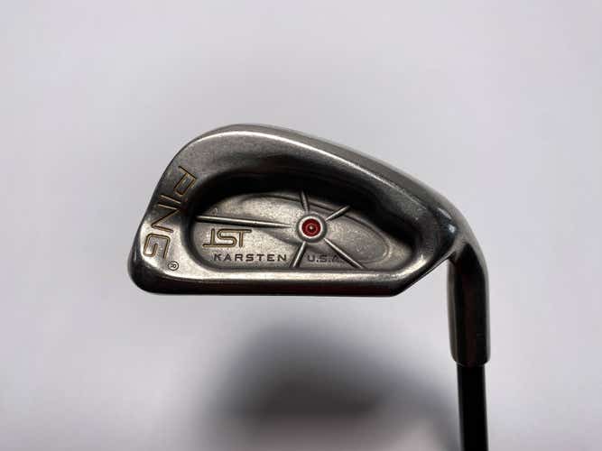 Ping ISI Nickel Pitching Wedge PW Red Dot 1* Flat W54 Regular Graphite Mens RH