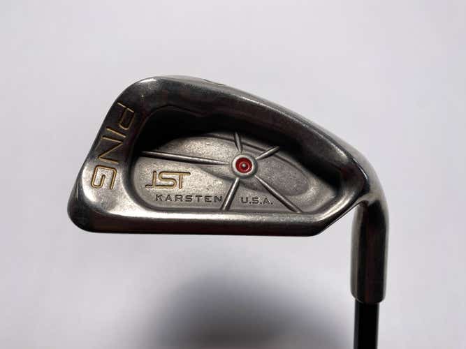 Ping ISI Nickel Single 9 Iron Red Dot 1* Flat W54 Regular Graphite Mens RH