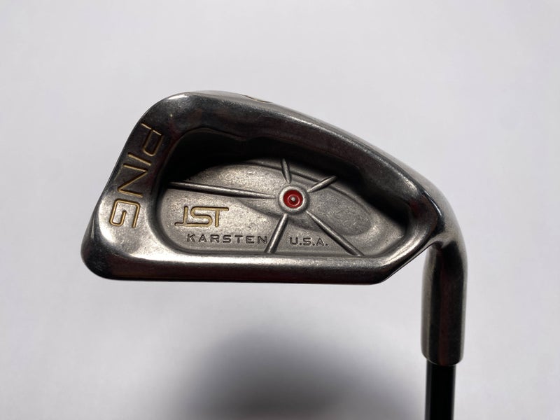 Ping ISI Nickel Single 9 Iron Red Dot 1* Flat W54 Regular Graphite Mens RH