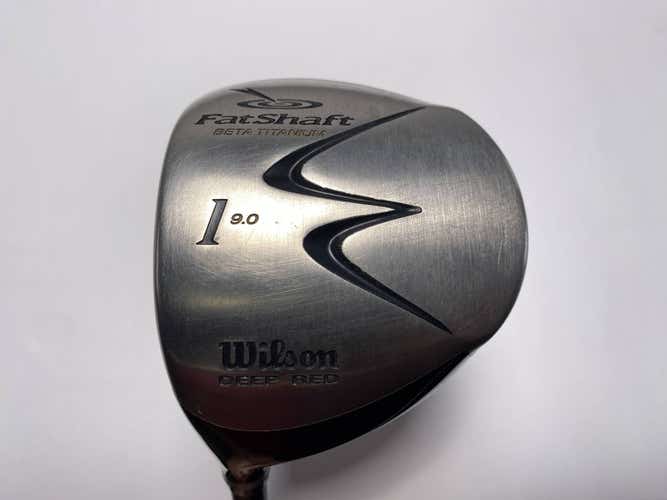 Wilson Deep Red 365 Driver 9* Grafalloy ProLite FatShaft 480 Stiff Mens LH