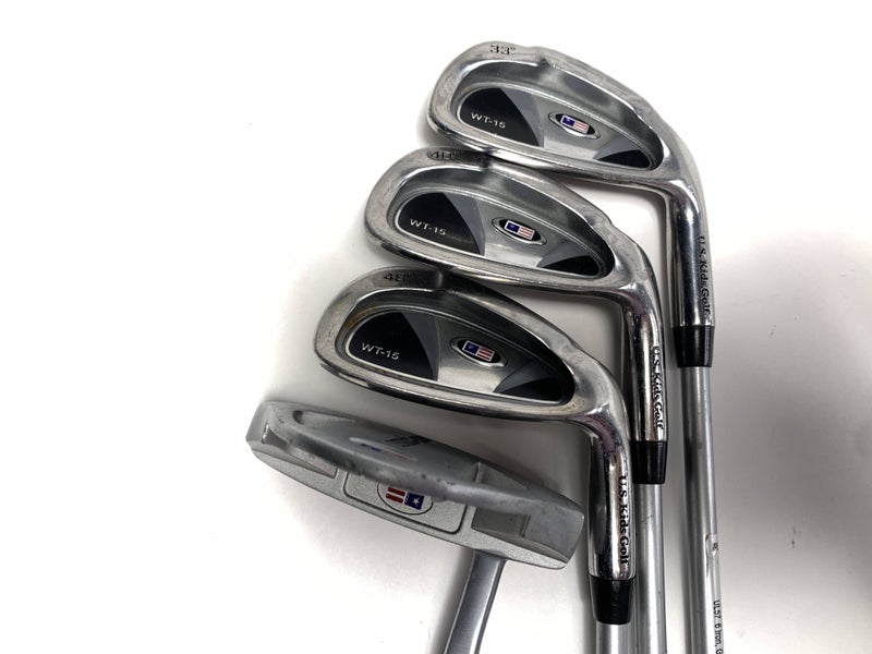 US Kids WT-15 Club Set 6 8 PW Putter Ultralight 57" Youth Graphite Junior RH