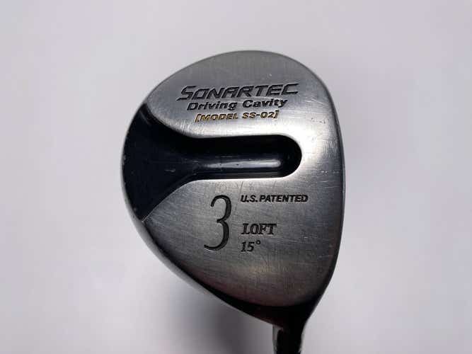 SONARTEC SS-02 3 Fairway Wood 15* UST ProForce HMOI 64g Stiff Graphite Mens RH