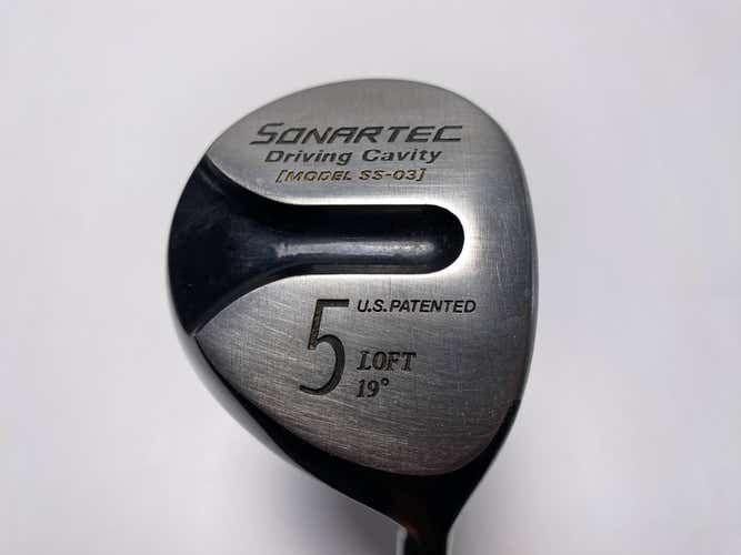 Sonartec SS03 5 Fairway Wood 18* Graphite Design Purple Ice V3X 70g Mens RH