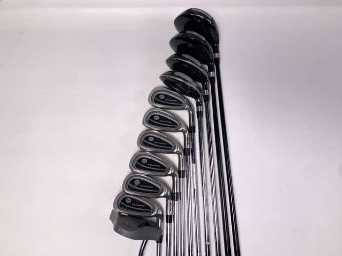 Ram Accubar Club Set 3W 5W 3H 4H 5-PW Putter Graphite & Steel Mens RH