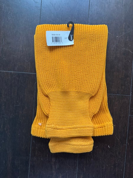 24inch Yellow Youth Large Knit Socks (New)