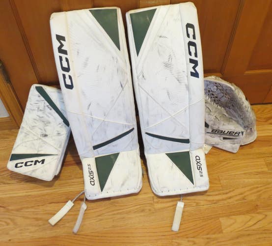 28" CCM Axis 2.5 Goalie Leg Pads (Used)