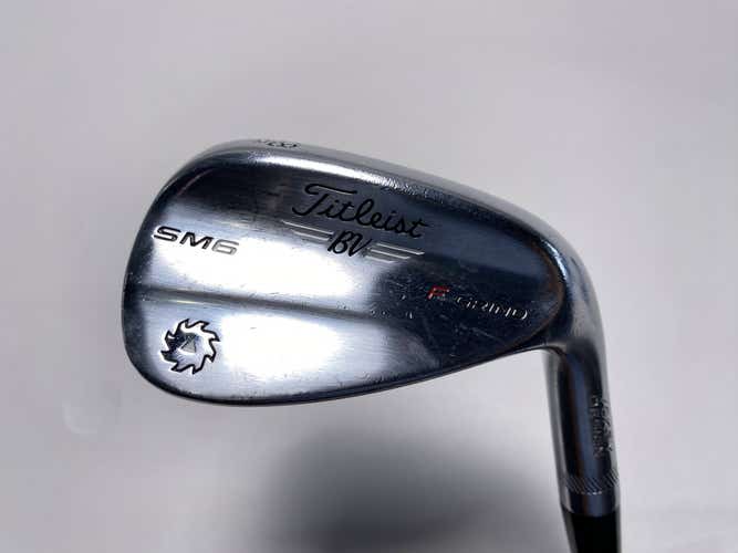 Titleist Vokey SM6 Tour Chrome Gap Wedge GW 48* 8 Bounce F-Grind Wedge Mens RH