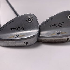 Titleist Vokey Spin Milled SM4 Chrome Wedge Set 52* 8 | 56* 14 Wedge RH