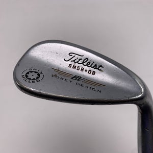 Titleist Vokey 2009 Spin Milled Wedge 58* 8 Bounce True Temper DG Wedge Steel RH