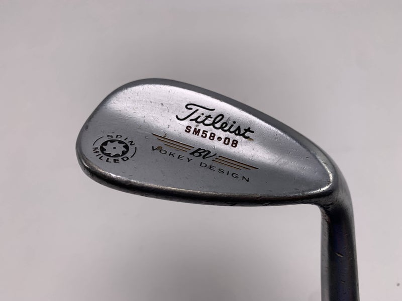 Titleist Vokey 2009 Spin Milled Wedge 58* 8 Bounce True Temper DG Wedge Steel RH