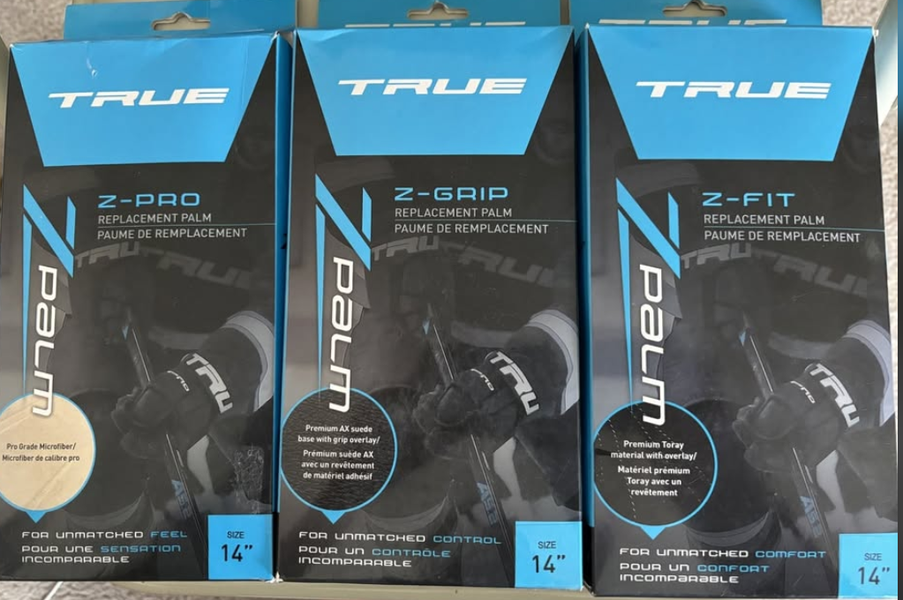 3 different pair of True Z-Palm Replacements 14" (New)