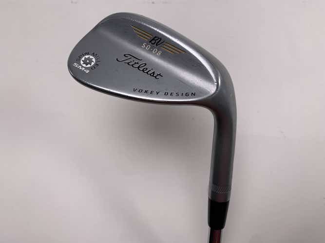 Titleist Vokey Spin Milled SM4 Chrome Gap Wedge GW 50* 8 DG S200 Stiff Mens RH