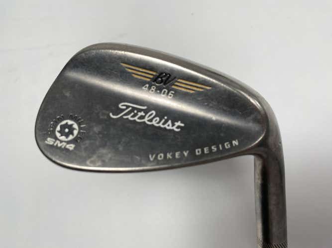 Titleist Vokey Spin Milled SM4 Brushed Steel Gap Wedge GW 48* 6 Wedge Steel RH