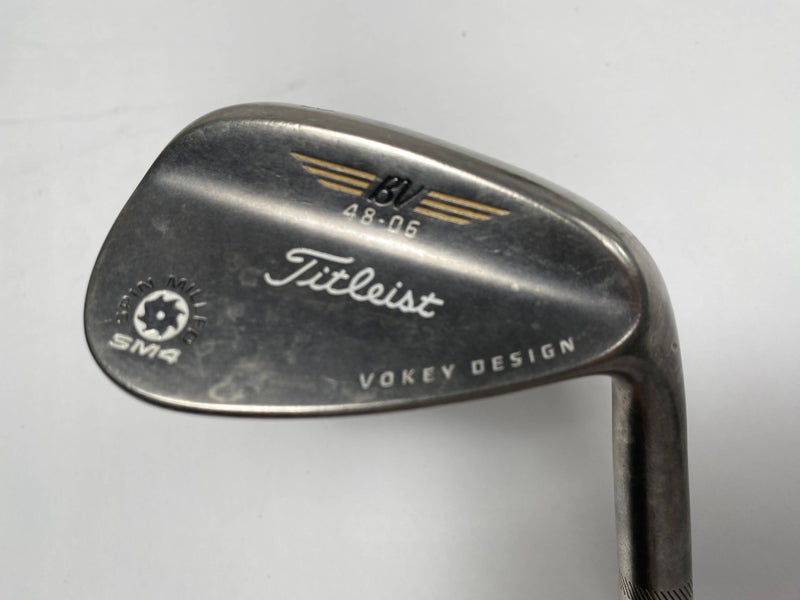 Titleist Vokey Spin Milled SM4 Brushed Steel Gap Wedge GW 48* 6 Wedge Steel RH
