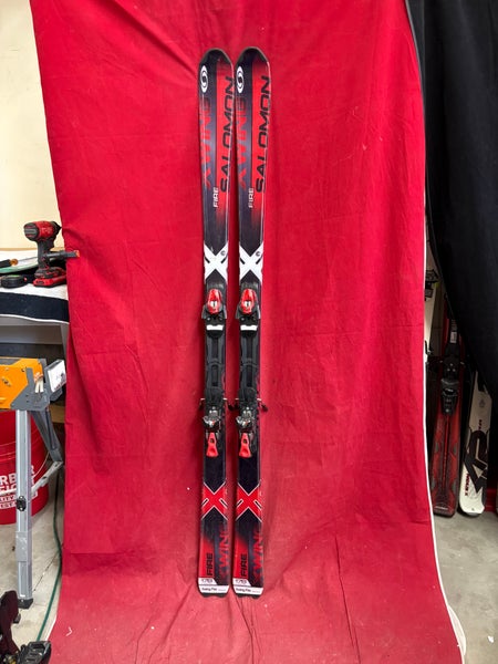Unisex Salomon X WING 178 cm All Mountain Skis With Bindings (Used)