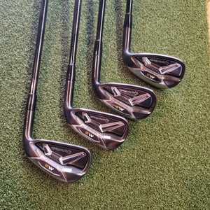 TaylorMade M2 Tour RH half set of irons [4i, 7i, 9i , & Aw] Stiff Flex Steel Shaft (Used)