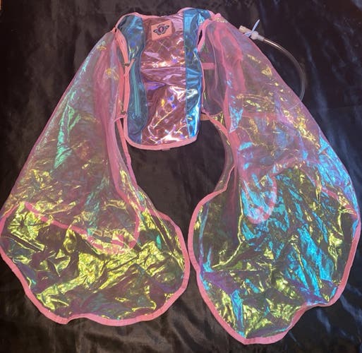 Danpak Butterfly Hydropack Water Backpack With Sheer Holographic Wings   *wings are detachable*