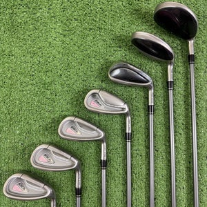Adams A2OS Idea Hybrid Iron Set 5 Wood 5H 6H 8-PW SW Ladies Womens Flex