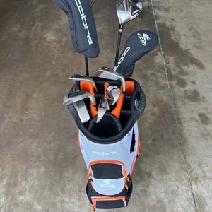 Golf Cobra XL  / 9  Piece set (Incomplete)  Irons, Putter, PW, Bag - Left Handed
