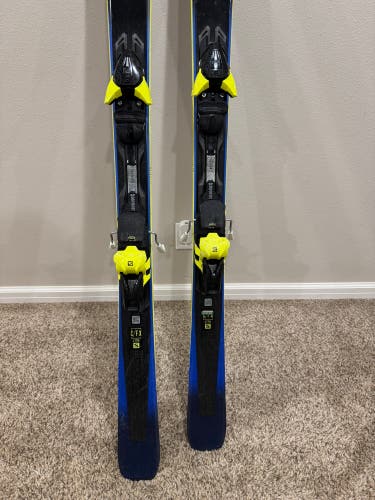 Men's 2018 Salomon XDR 176 cm All Mountain Skis With Bindings Max Din 13 (Used)