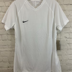 Nike 894495-101 Women's DRI-FIT 100% Polyester Soccer Jersey White Large