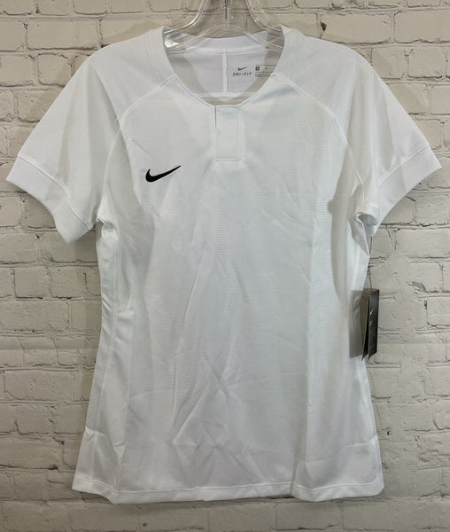 Nike 893965-100 Women's DRI-FIT 100% Polyester Soccer Jersey White Medium