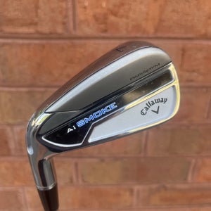 CALLAWAY PREVIOUS DEMO CLUB LH AI SMOKE HL SINGLE 7 IRON +1 DG Mid 115 Stiff