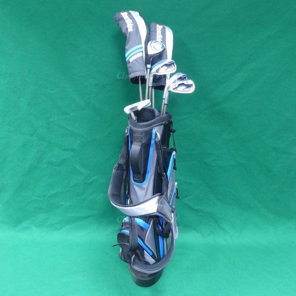 JUNIOR LH Tour Edge HL-J 7-Piece Complete Golf Club Set w/ Matching Stand Bag
