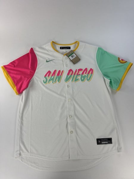 San Diego Padres Nike City Connect Jersey MLB SD Slam Pink Green Size XL NWT