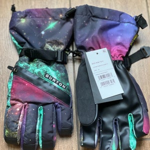 NEW With TAGS - BURTON Kids Vent Gloves - Medium - Space/Galaxy theme