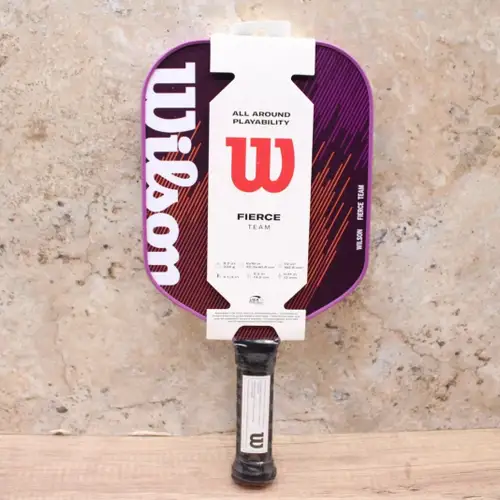 Purple Wilson Fierce Team Pickleball Paddle (New)