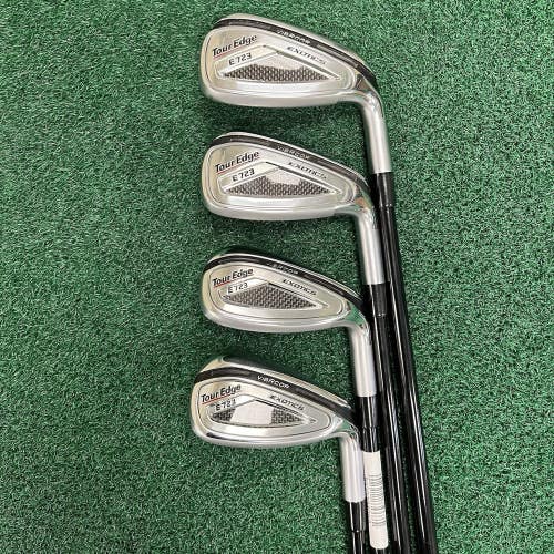 Tour Edge Exotics E723 Iron Set 9-PW+GW+AW Men's Right Hand Senior Flex Tensei