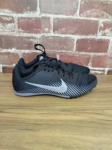 Nike Zoom Rival M Track Shoes Mens Size 8 Black Blue Grey Fog Silver